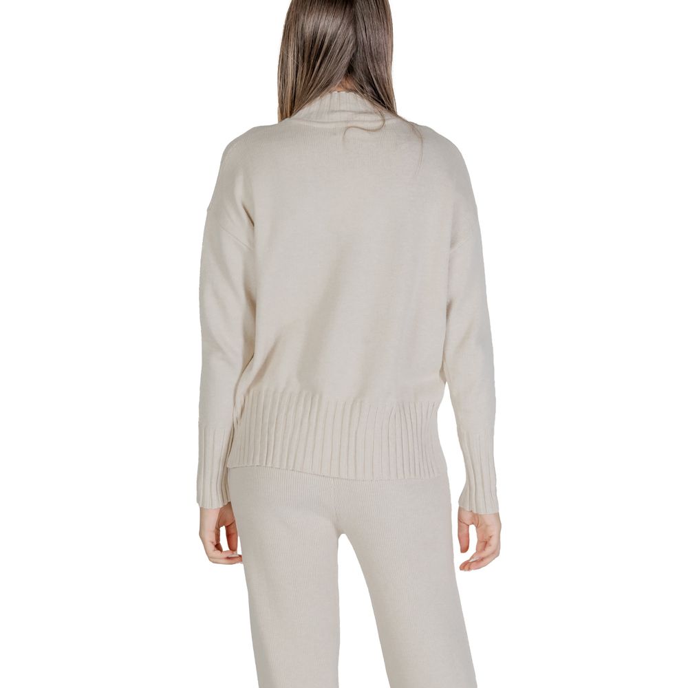 Beige Viscose Cardigan