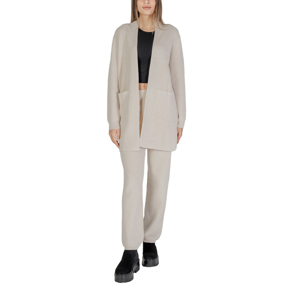 Beige Viscose Cardigan