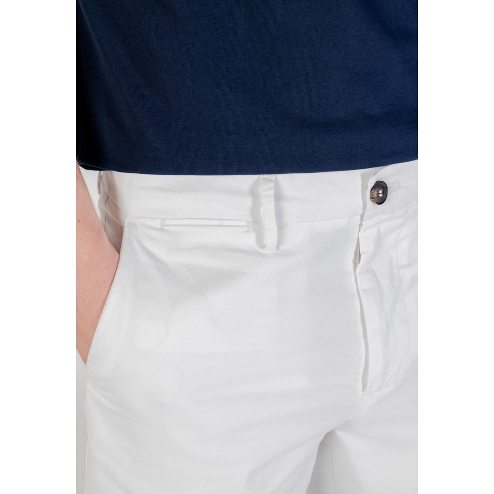 White Cotton Bermuda