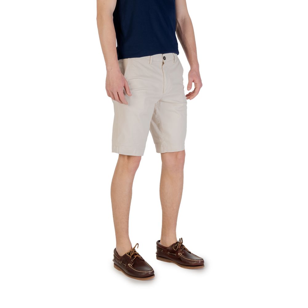 Bicolor Cotton Bermuda
