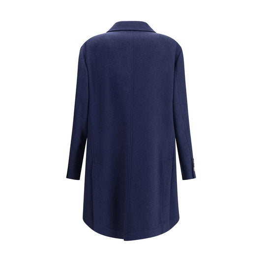 Blue Cashmere Coat