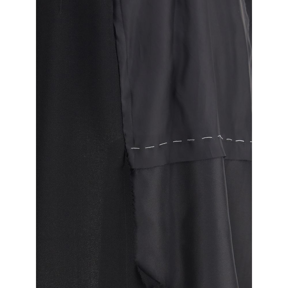 Virgin Wool Midi Dress