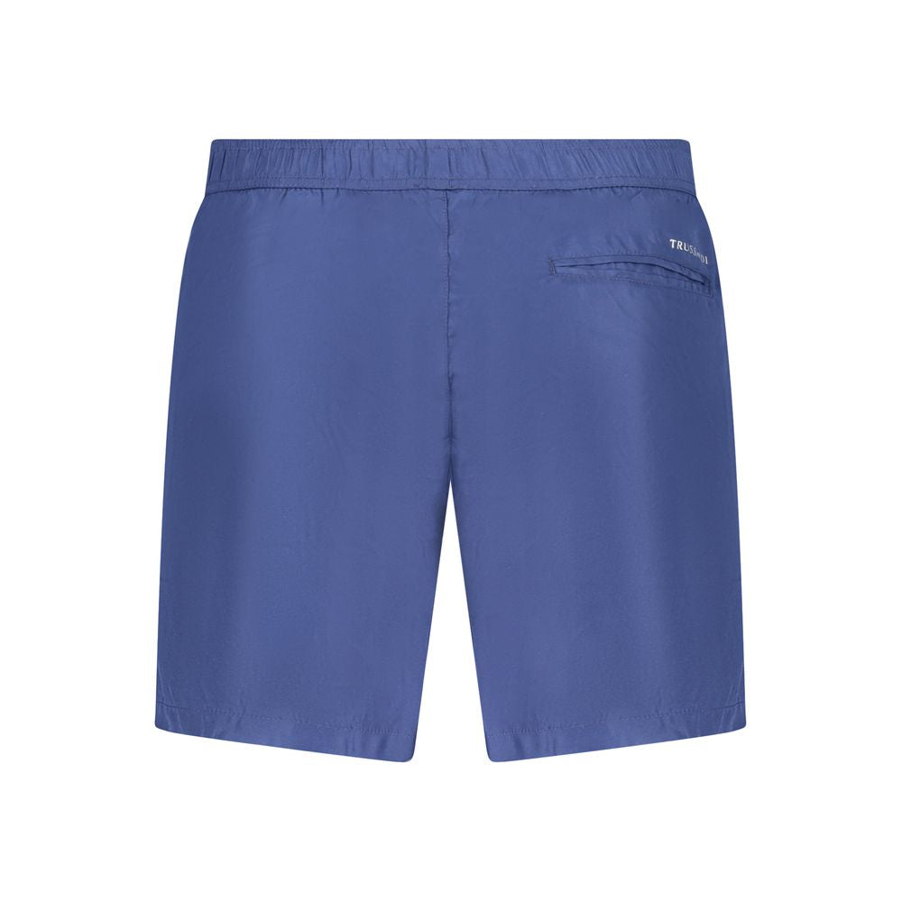 Blue Polyester Swimwear