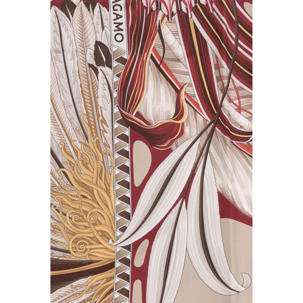 Multicolor Silk Scarf