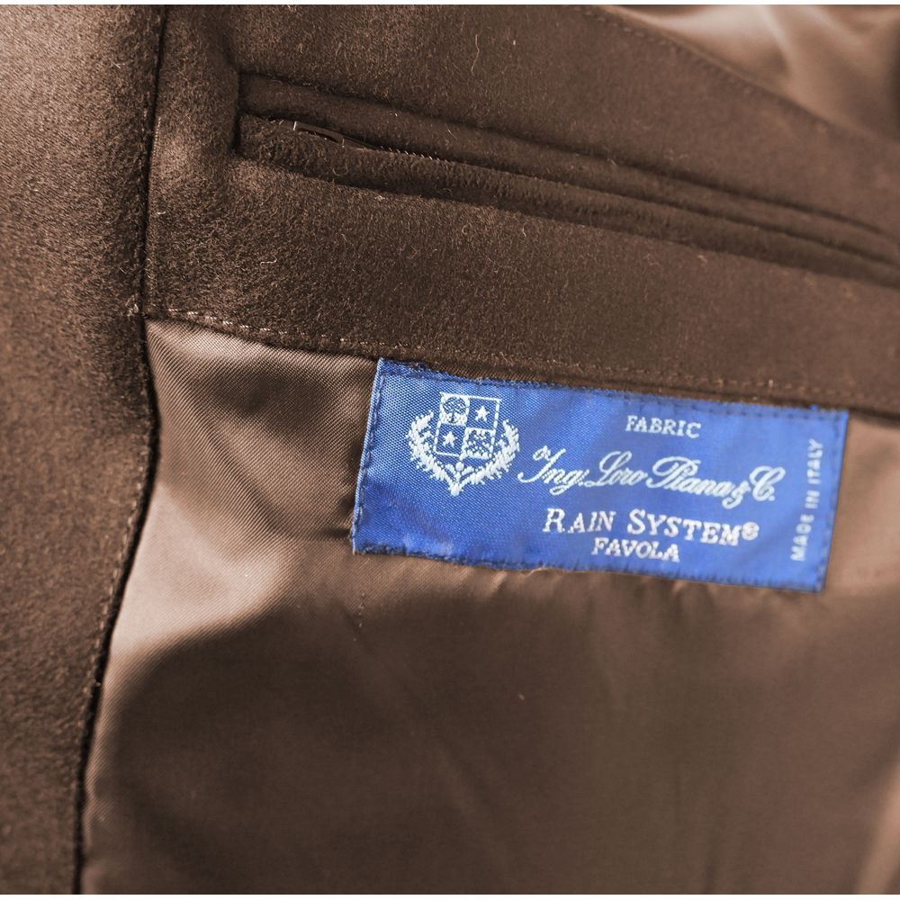 Brown Wool Sleveless Jacket