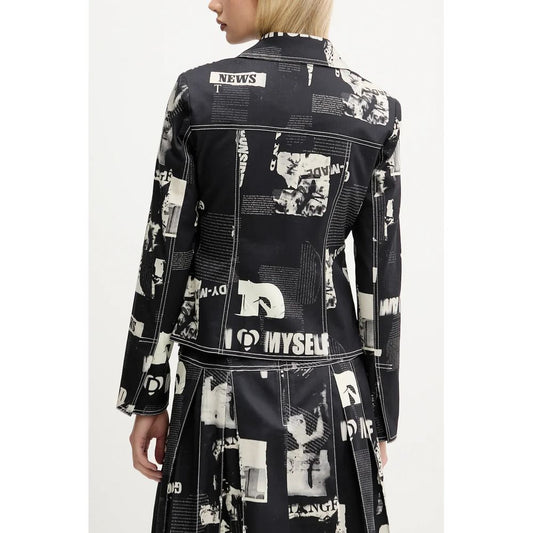 Black Cotton Women's Jacket