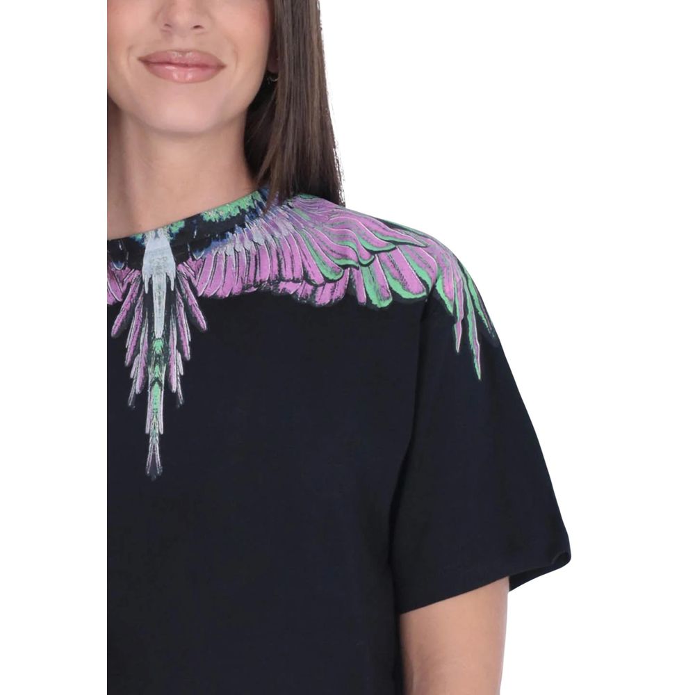 Black Cotton T-Shirt