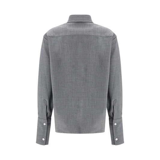 Gray Wool Oves Aries Shirt