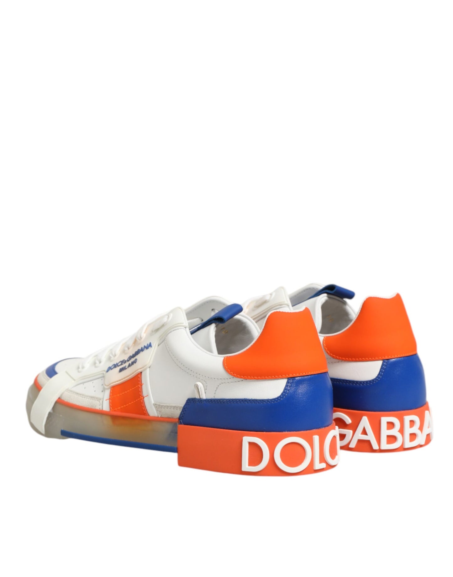 Multicolor Leather Low Top Men Sneakers Shoes