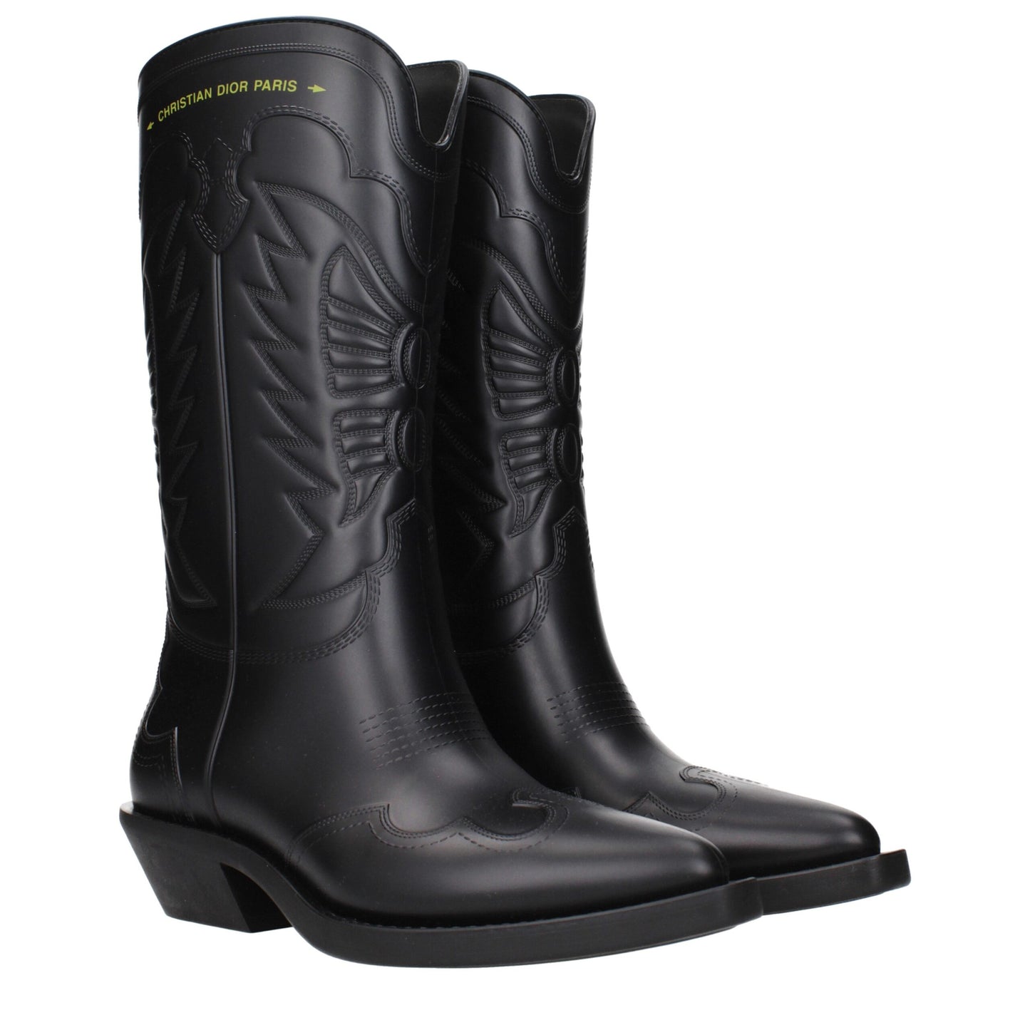 Black Cotton Boots