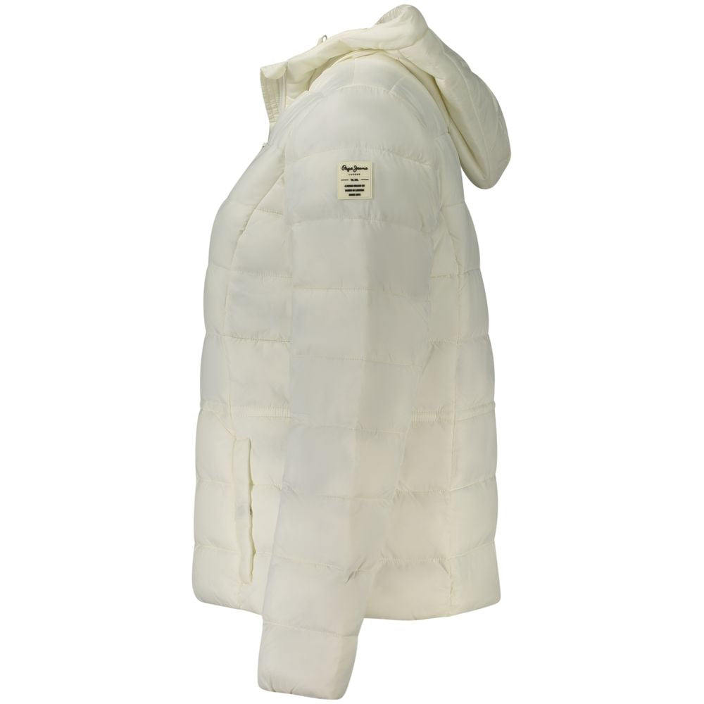 White Polyamide Jackets & Coat