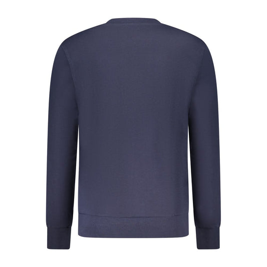 Blue Cotton Men's Sweatshirt