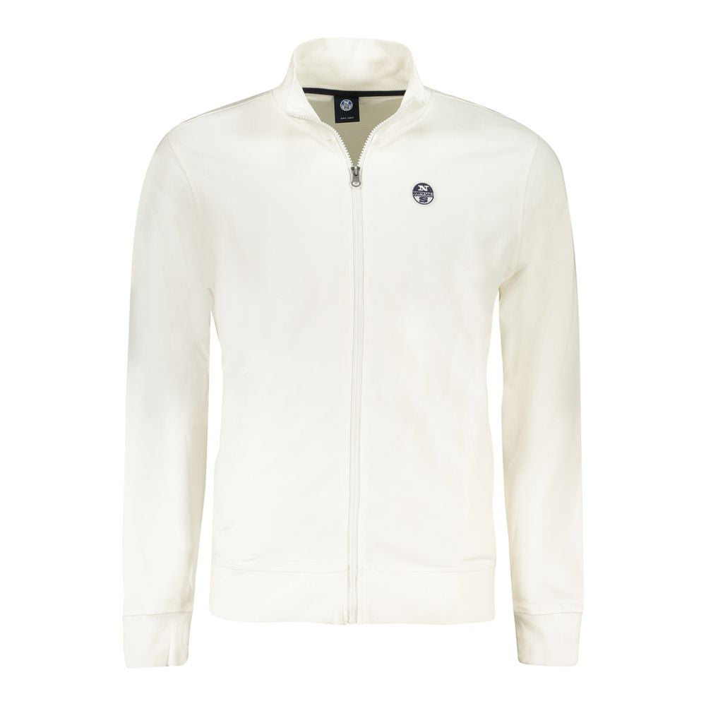 White Cotton Sweatshirt