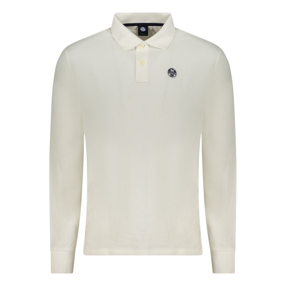 White Cotton Polo Shirt