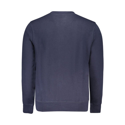 Blue Cotton Men's Sweatshirt