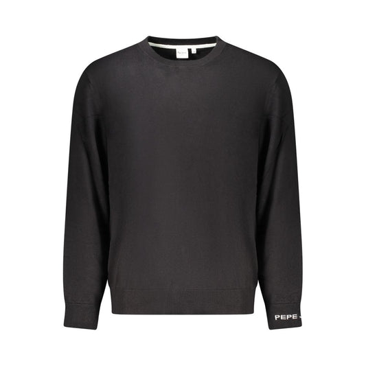 Black Cotton Sweater