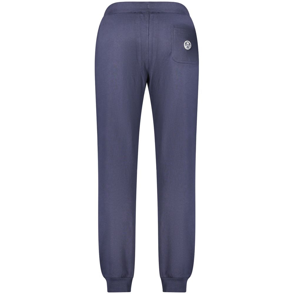 Blue Cotton Men's Sweatpant
