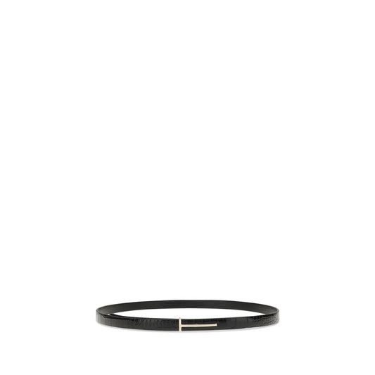 Black Leather Regular Belt
