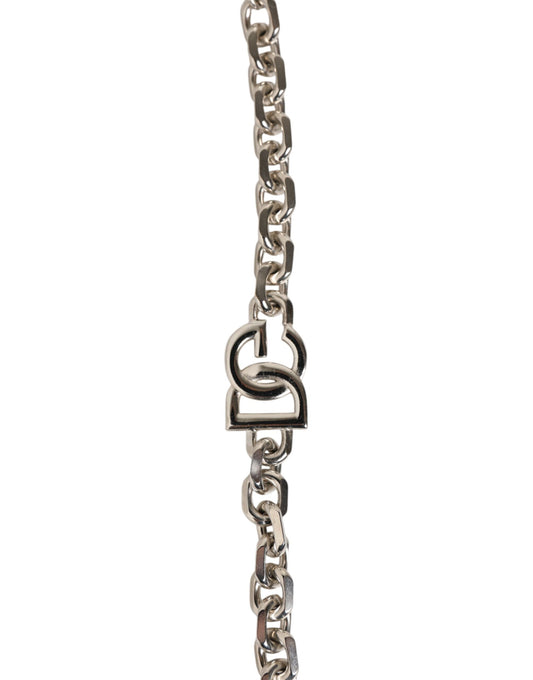 Black Leather Pearl Chain Bag Accessory Shoulder Strap
