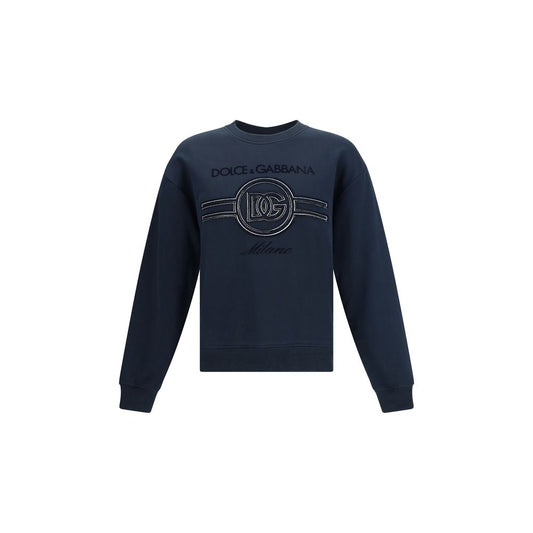 Blue Cotton Sweatshirt