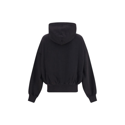 Black Cotton Sweatshirt