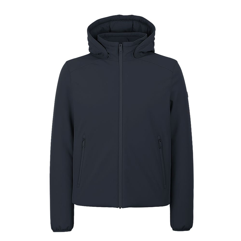 Blue Nylon Jackets & Coat