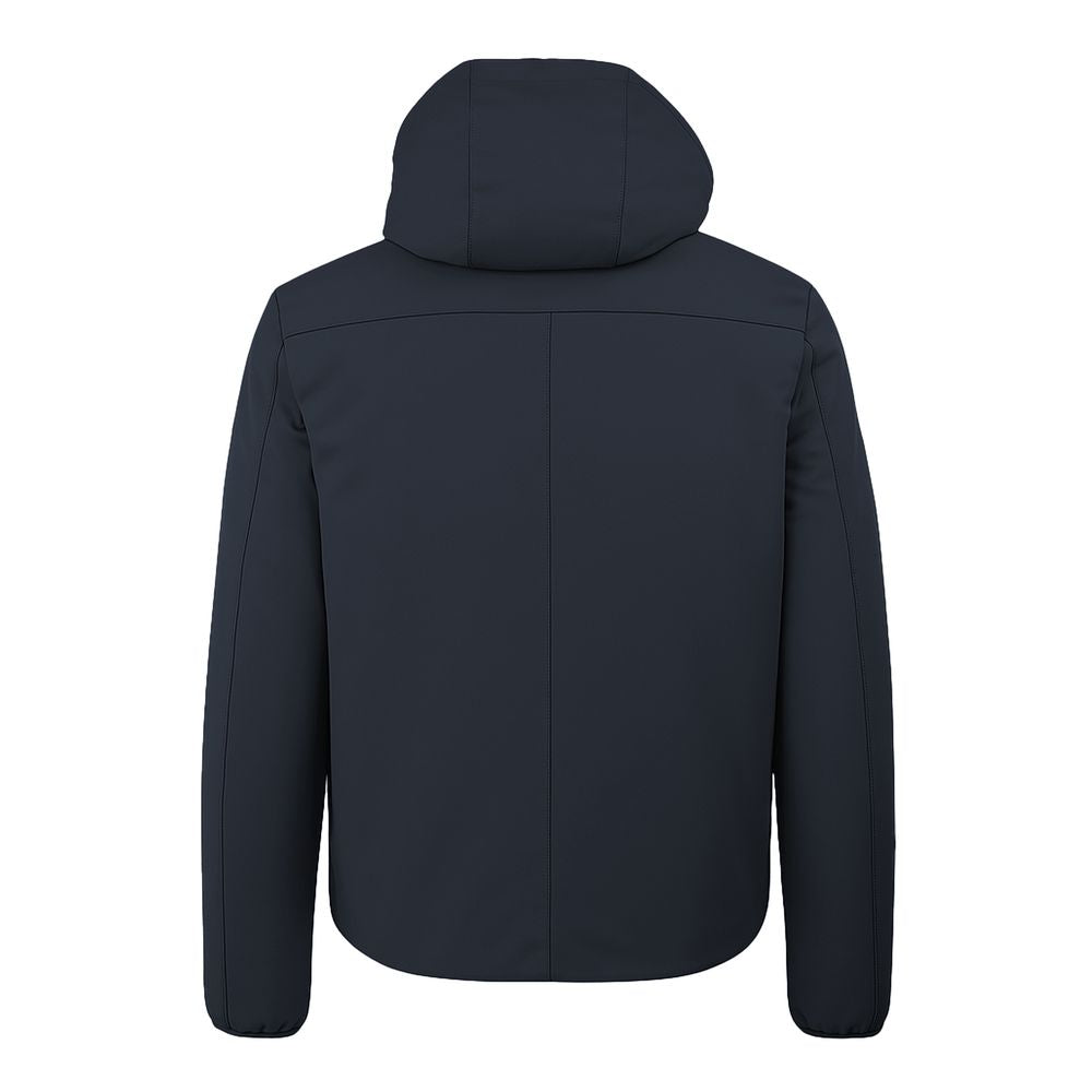 Blue Nylon Jackets & Coat