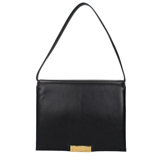 Black Leather Shoulder Bag