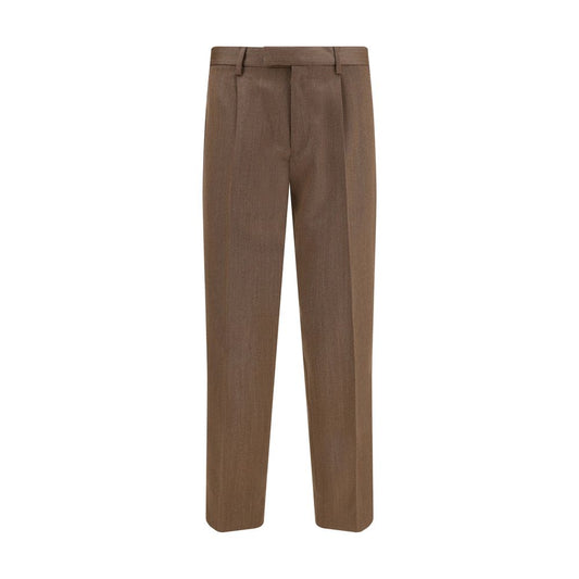Brown Wool Dress Pants