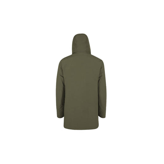 Green Nylon Jackets & Coat