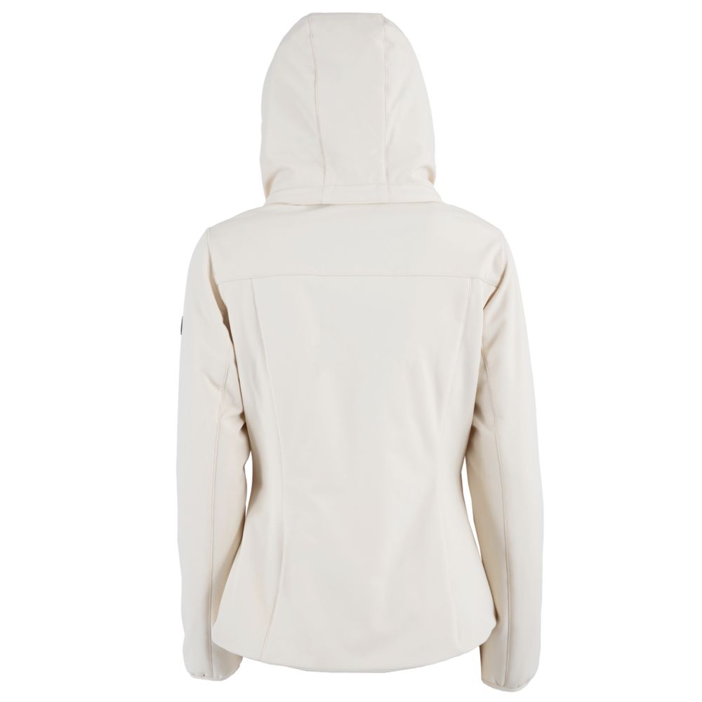 White Nylon Jackets & Coat