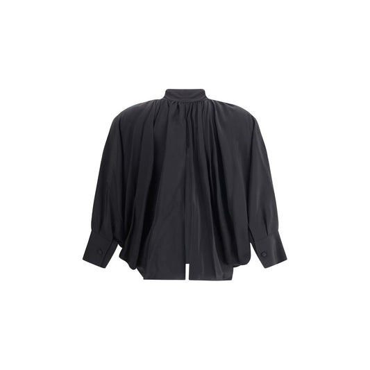 Black Silk Blouse
