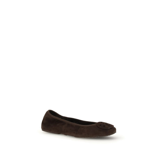 Brown Calf Leather Bos Taurus Ballet Flats