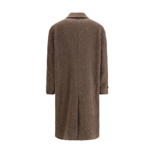 Brown Viscose Coat