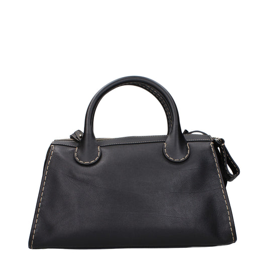 Black Leather Handbag
