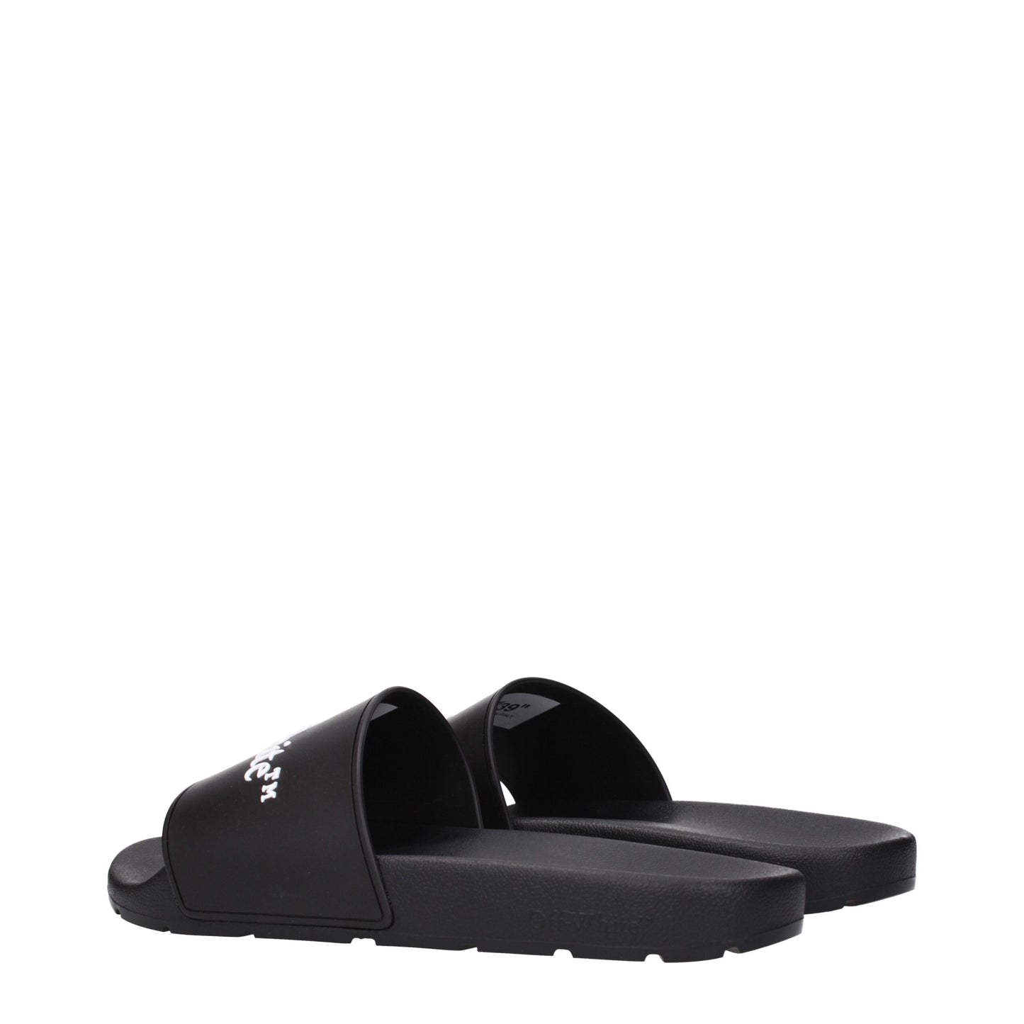 Black Cotton Slippers