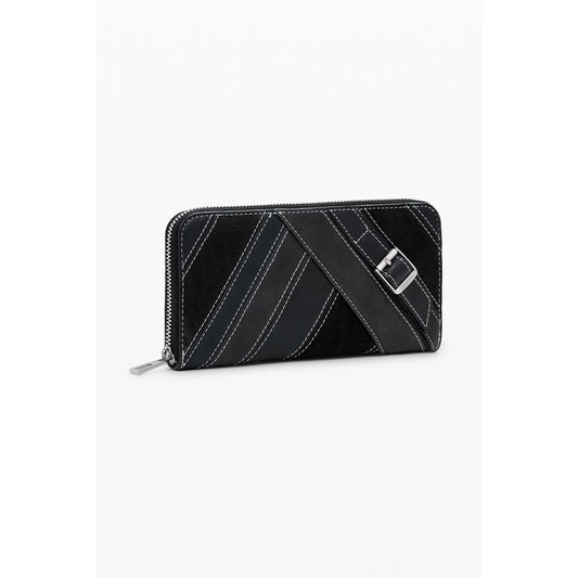 Black Polyethylene Women Wallet