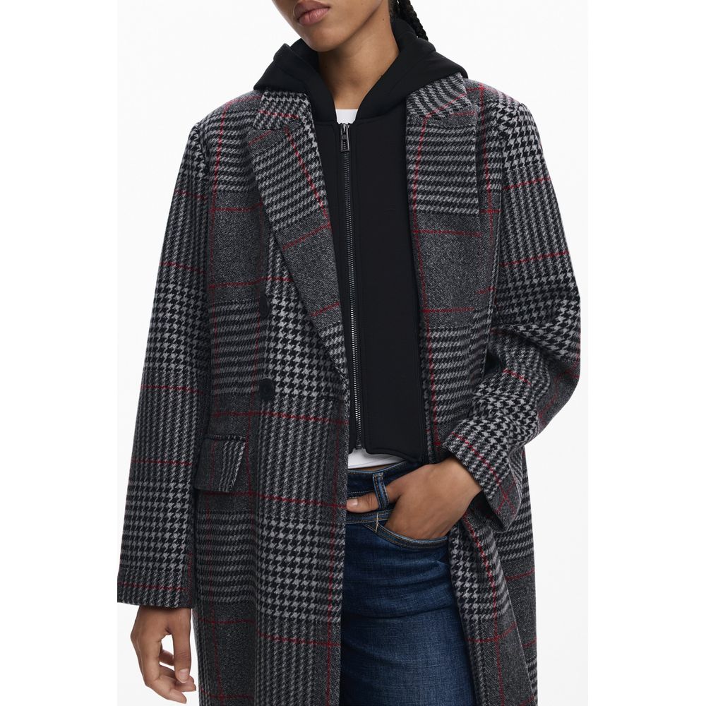 Gray Wool Women Coat