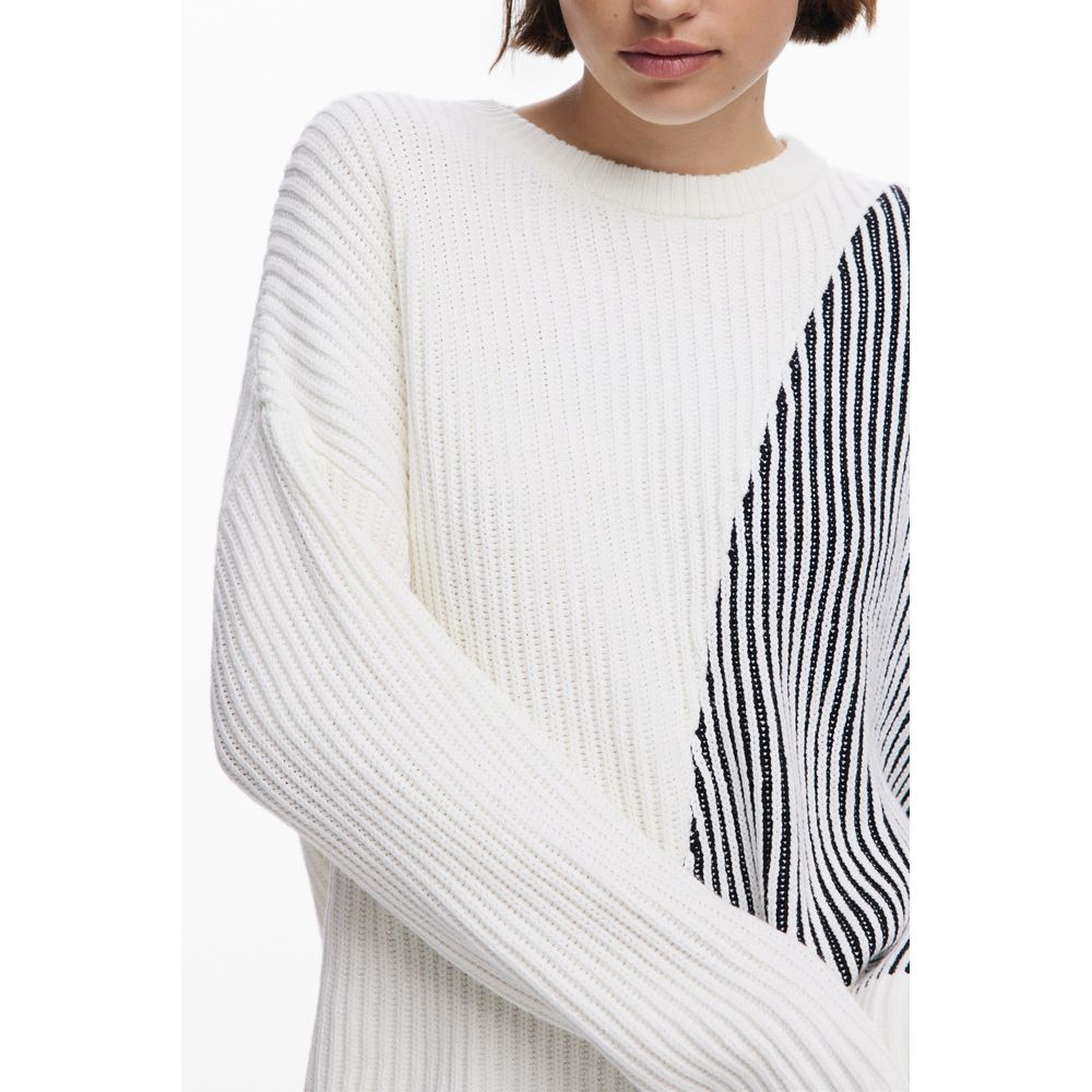 Bianco Cotton Women Sweater