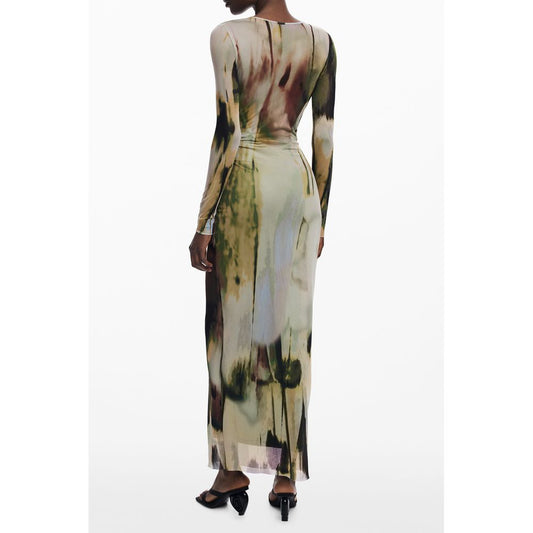 Verde Polyester Women Dress