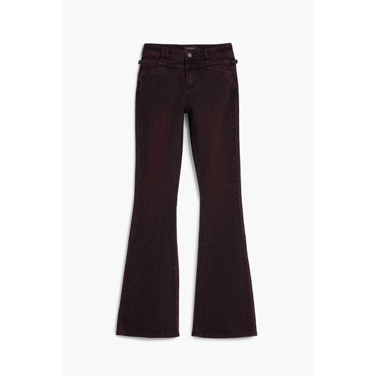 Purple Cotton Women Jeans