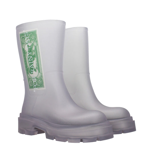 Transparent Pvc Ankle Boots