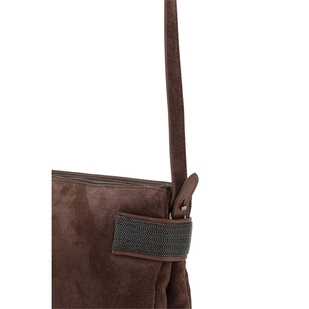 Brown Calf Leather Bos Taurus Shoulder Bag