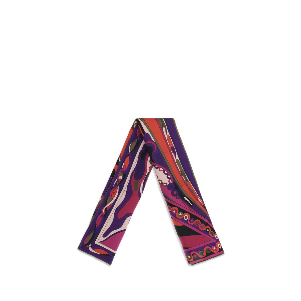 Printed silk Foulard