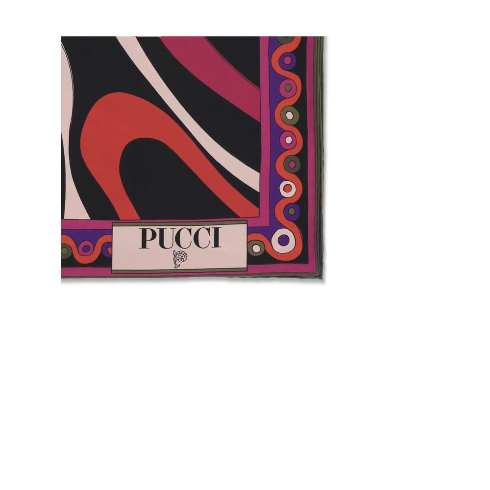 Printed silk Foulard