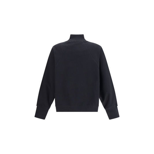 Black Cotton Sweatshirt