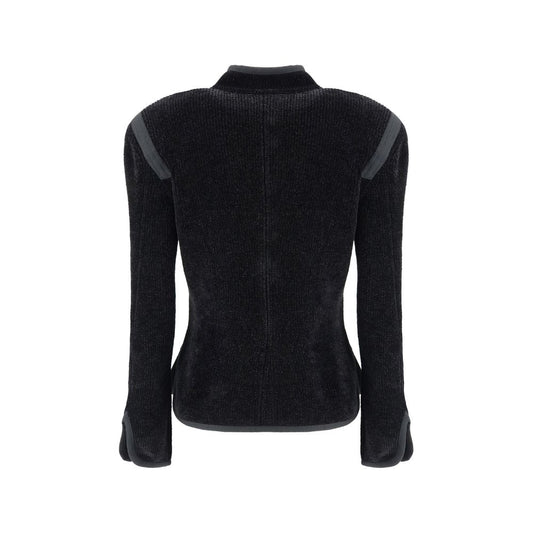 Black Silk Blazer