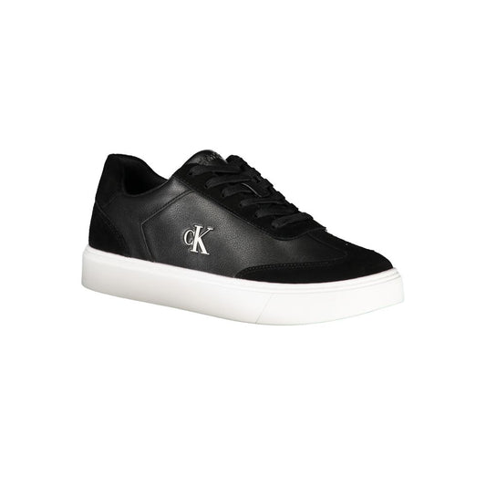 Nero Polyurethane Men Sneaker