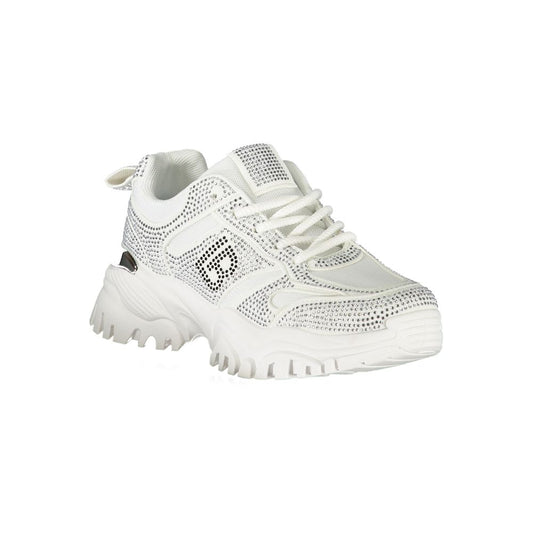 Bianco Polyurethane Women Sneaker