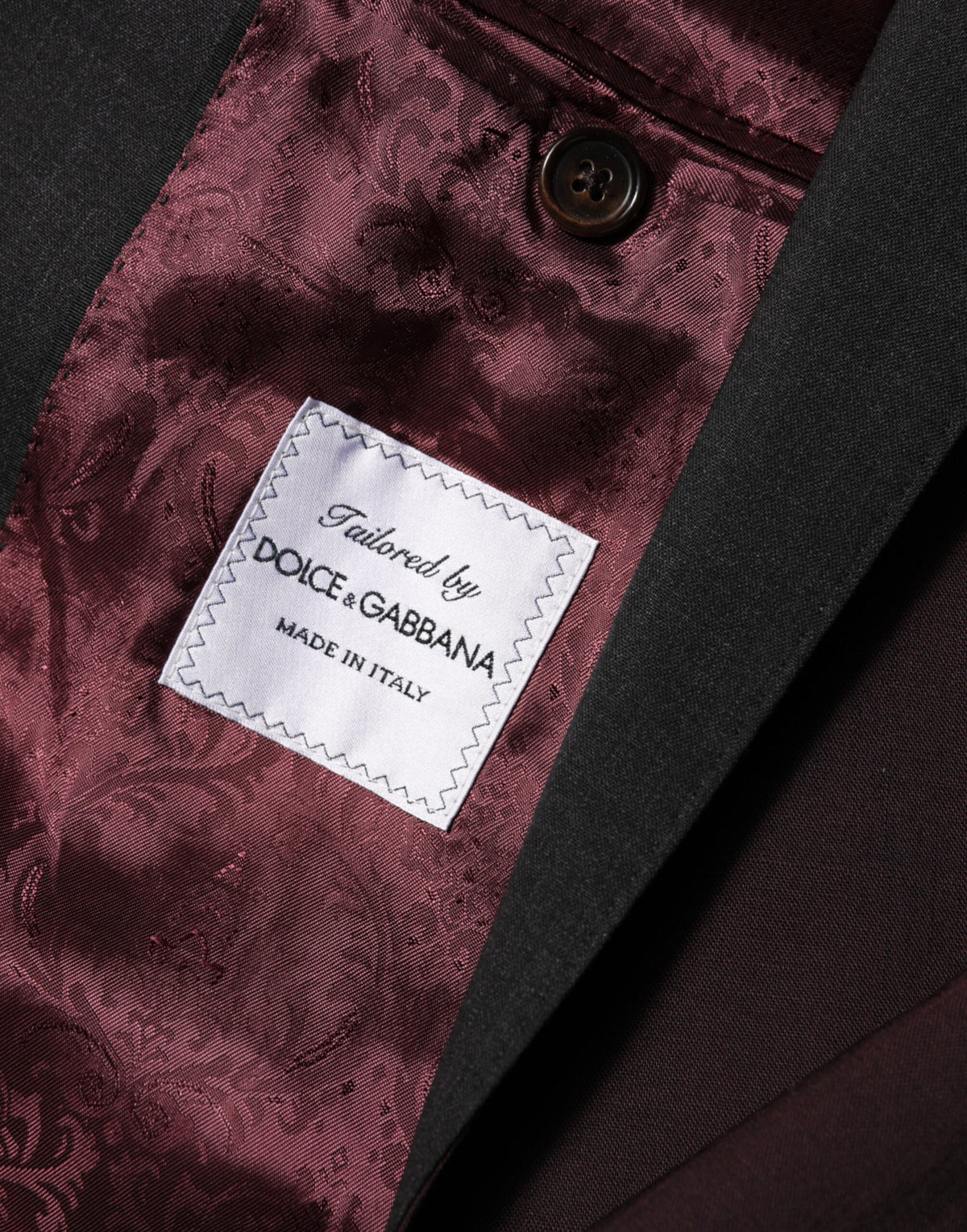 Maroon Wool 2 Buttons Suit Jacket Blazer